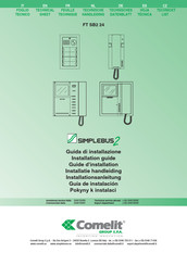 Comelit FT SB2 24 Guia De Instalacion