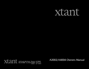 Xtant A4004 Manual Del Propietário