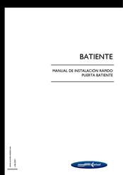 Novoferm BATIENTE Manual De Instalación Rápido