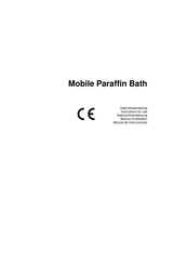 Enraf Nonius Mobile Paraffin Bath Manual De Instrucciones