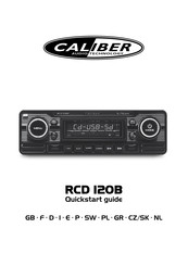 Caliber Audio Technology RCD 120B Manual De Usario