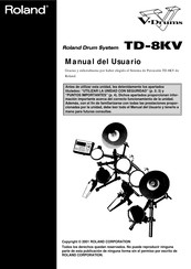 Rolan V-Drums TD-8KV Manual Del Usuario