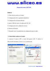 Siliceo ZBT7620 Manual De Instrucciones