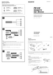 Sony XR-CA320X Manual Del Usario