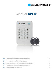 Blaupunkt KPT-R1 Manual Del Usario