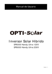 opti-solar SP6000 Handy Ultra Manual Del Usuario