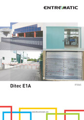 entrematic Ditec E1A Manual De Instalación