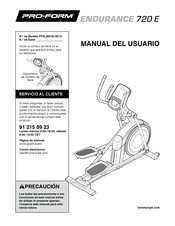 Pro-Form PFEL89720-INT.0 Manual Del Usuario