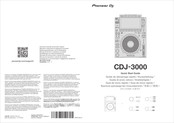 PIONEER DJ CDJ-3000 Guia De Inicio Rapido