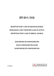 Promax DT-311 Guía Rápida De Configuración