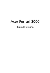 Acer Ferrari 3000 Serie Guia Del Usuario