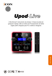 ICON Upod-Live Manual Del Usuario