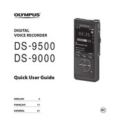 Olympus DS-9500 Guía Rápida Del Usuario