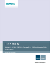 Siemens SINAMICS S120 Cabinet Modules Manual De Funciones