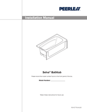 PEERLESS Selva Manual De Instalación