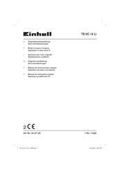 EINHELL TE-VC 18 Li Manual Del Usuario
