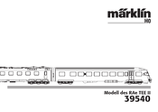 marklin 39540 Manual Del Usuario