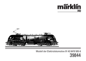 marklin 39844 Manual Del Usuario