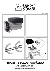 Leroy-Somer LSA 36 Instalación Y Mantenimiento