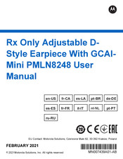 Motorola Solutions PMLN8248 Manual De Usuario