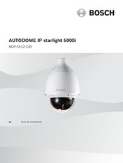 Bosch AUTODOME IP starlight 5000i Guia De Instalacion