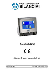 Bilanciai D450 Manual De Uso Y Mantenimiento