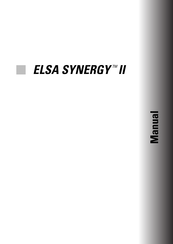 ELSA SYNERGY II Manual De Instrucciones