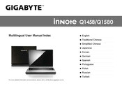 Gigabyte Q1458 Manual De Usuario