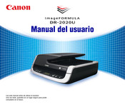 Canon imageFORMULA DR-2020U Manual Del Usuario