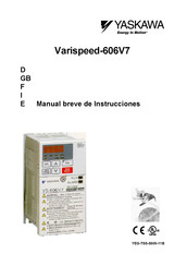 YASKAWA Varispeed-606V7 Manual Breve De Instrucciones