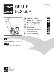 Altrad BELLE PCX 60A Manual Del Operador