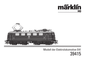 marklin E 41 Manual Del Usuario