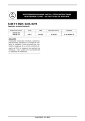 Saab B308 Instructions De Montage