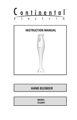 Continental Electric CE22841 Manual Del Usuario