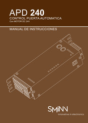 Sminn APD 240 Manual De Instrucciones