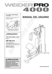 Weider Pro 4000 Manual Del Usario