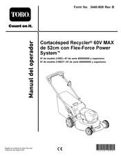 Toro 21852 Manual Del Operador