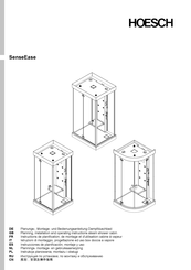 HOESCH SenseEase Instrucciones De Montaje Y Uso