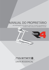 Movement Treadmill R4 Manual Del Propietário