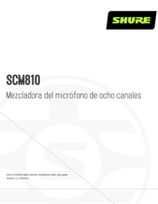 Shure SCM810 Manual De Instrucciones