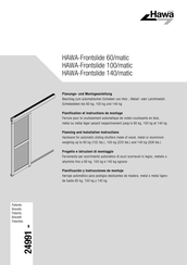 hawa Frontslide 140/matic Instrucciones De Montaje