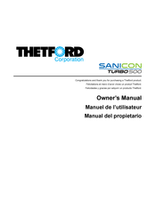 Thetford SANICON Turbo 500 Manual Del Proprietário