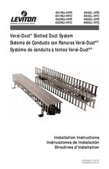 Leviton Versi-Duct 4940L-VFO Instrucciones De Instalación