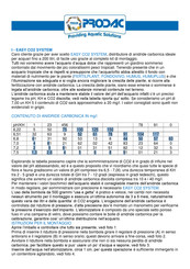 prodac EASY CO2 SYSTEM Manual Del Usuario