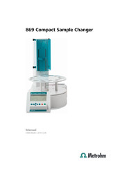 Metrohm 869 Compact Sample Changer Manual