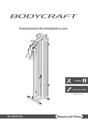 BodyCraft BCCABLEPULL.01.08 Instrucciones De Instalacion Y Uso