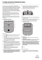 Behringer V-TONE ACOUSTIC ADI21 Manual Del Usuario
