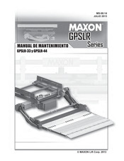 Maxon GPSLR-44 Manual De Mantenimiento