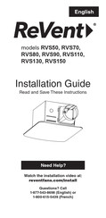 REVENT RVL150 Guia De Instalacion