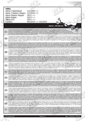 ECS Electronics OP-052-B1 Instrucciones De Montaje